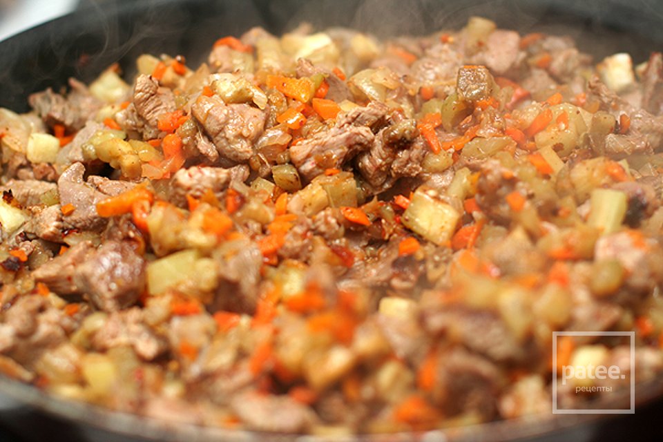 Мясо в лаваше - Шаг 4