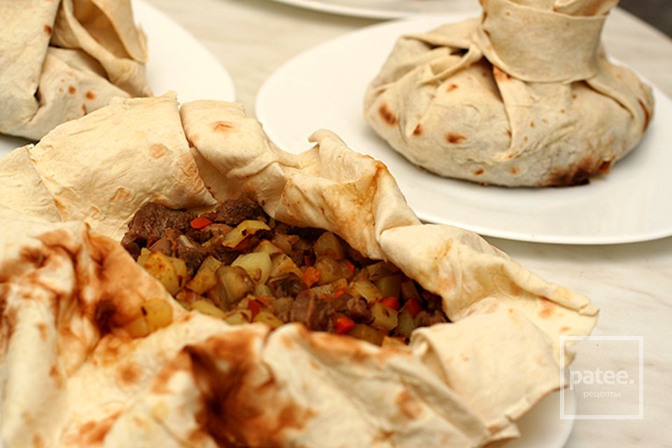 Мясо в лаваше - Шаг 9