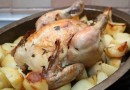 Запеченная курица с тимьяном