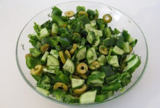 Зеленый салат