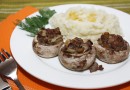 Фаршированные шампиньоны