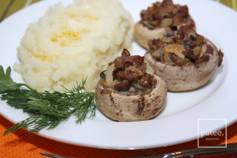 Фаршированные шампиньоны - Шаг 7