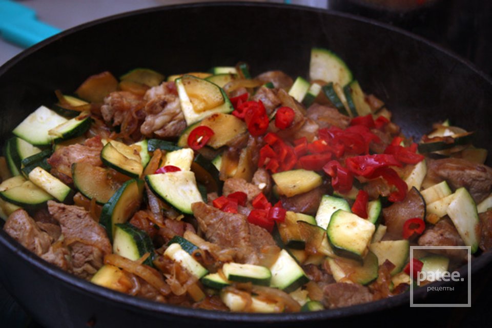 Свинина с кабачками - Шаг 5