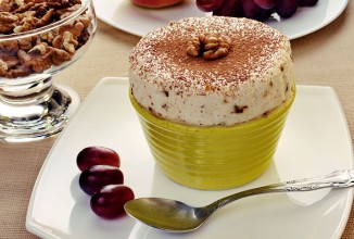 Парфэ с грецкими орехами и медом