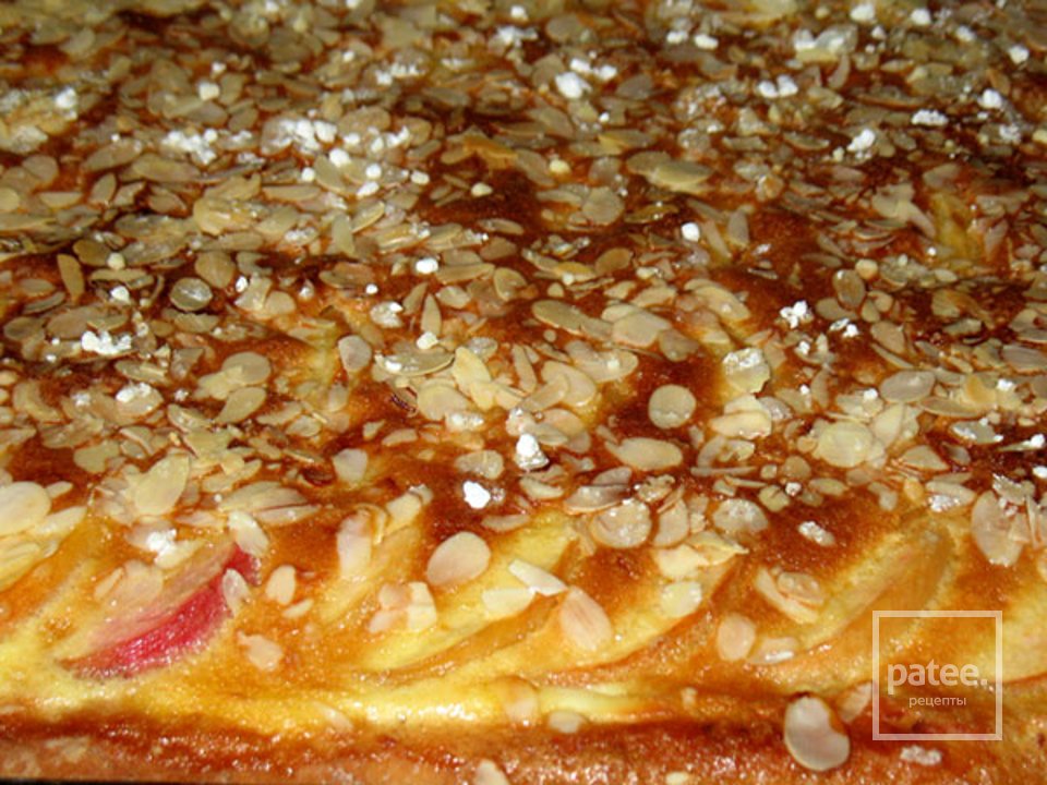 Пирог с творогом и свежими персиками - Шаг 6