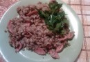 Гречка с грибами и сосисками