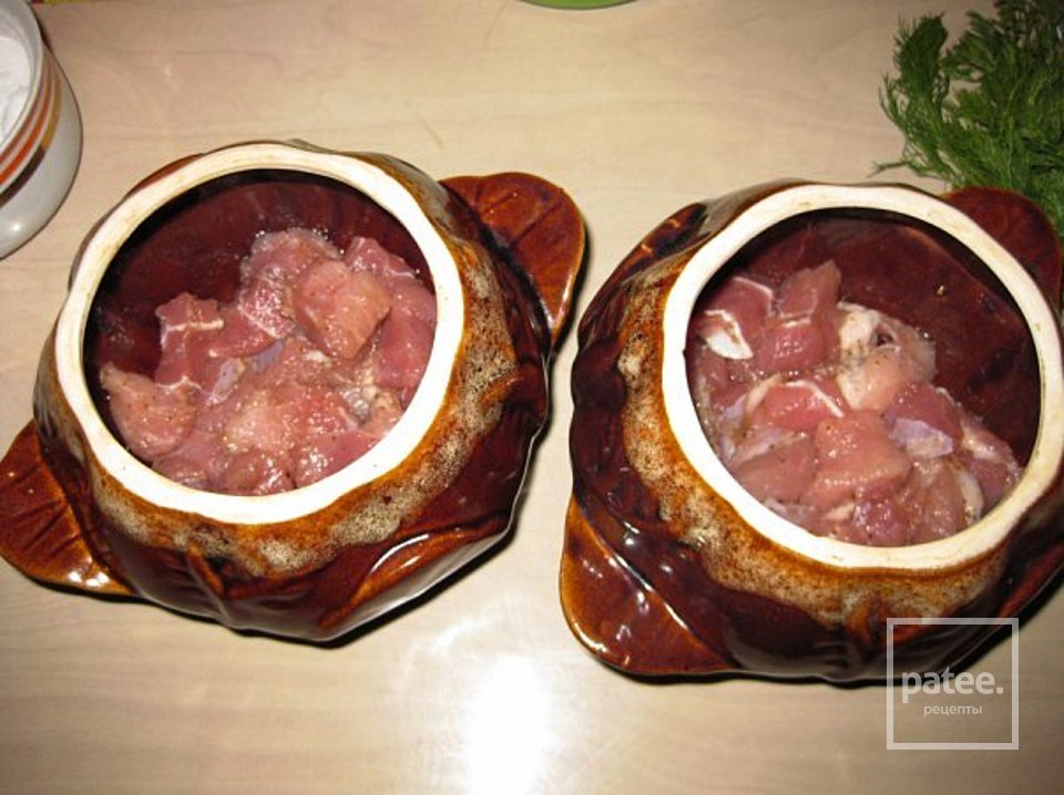 Мясо в горшочках - Шаг 2