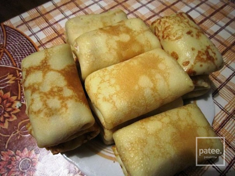 Блинчики с начинкой из печени утки - Шаг 8