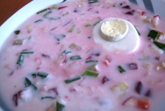 Свекольник на кефире