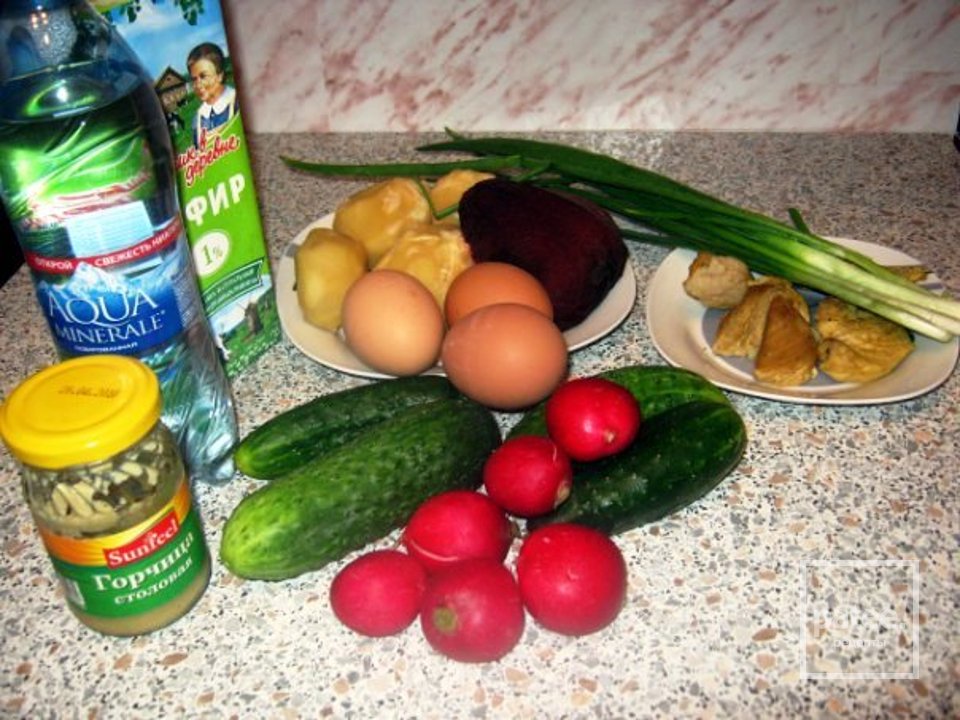 Свекольник на кефире - Шаг 1