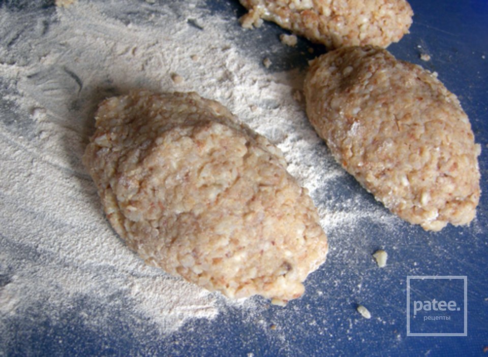 Гречневые зразы с творогом - Шаг 7