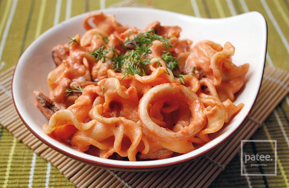 Паста с морепродуктами - Шаг 7