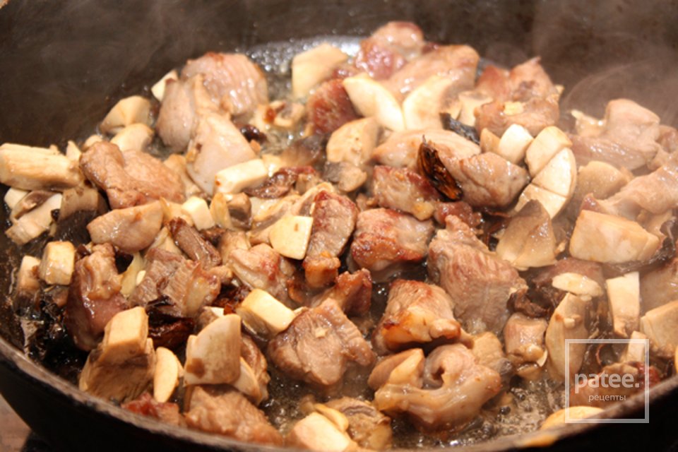 Паста с индейкой и грибами - Шаг 4