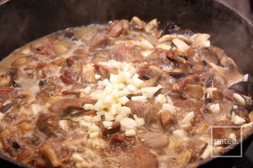 Паста с индейкой и грибами - Шаг 5