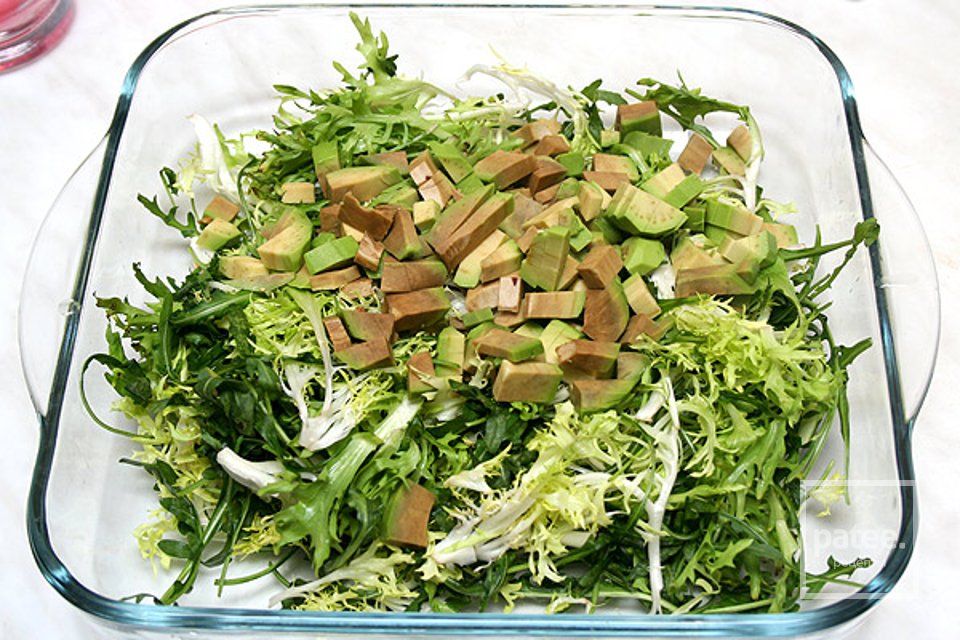 Салат из авокадо и рукколы - Шаг 3