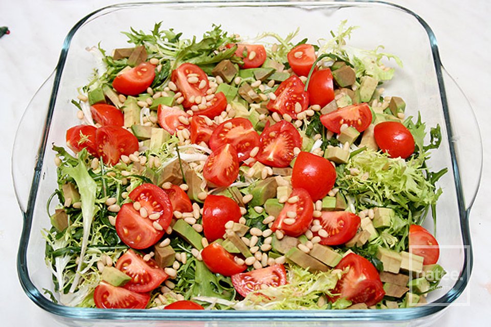 Салат из авокадо и рукколы - Шаг 4