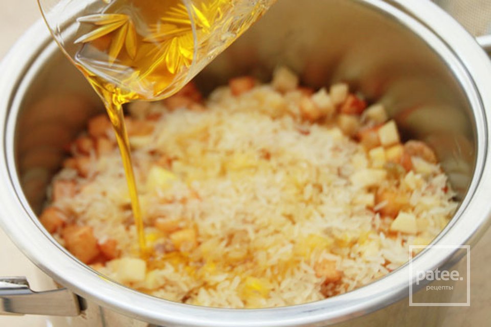 Плов с тыквой и фруктами - Шаг 6