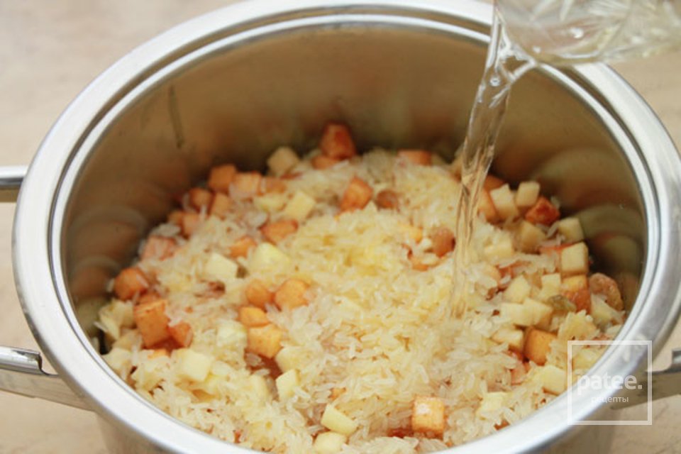 Плов с тыквой и фруктами - Шаг 7