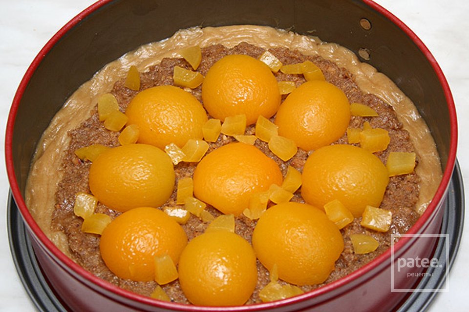 Ореховый пирог с абрикосами - Шаг 5