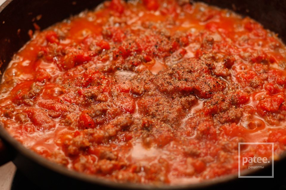 Каннеллони с мясным фаршем - Шаг 7