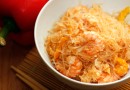 Фунчоза с креветками