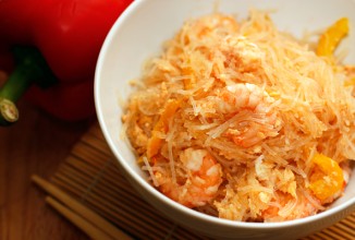 Фунчоза с креветками