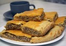 Мясной пирог с сыром
