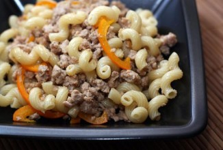 Рожки с фаршем