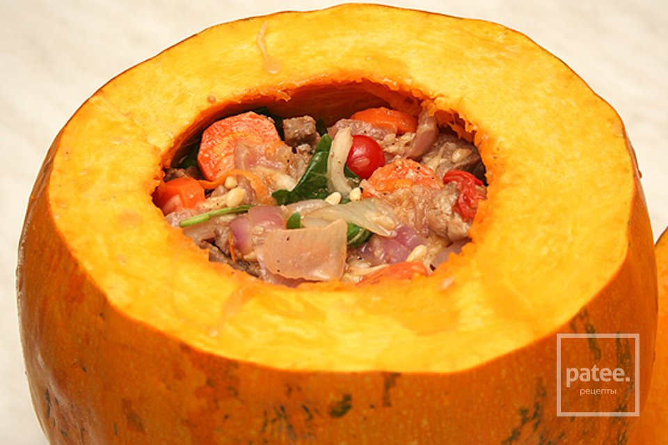 Тыква с мясом говядины - Шаг 6
