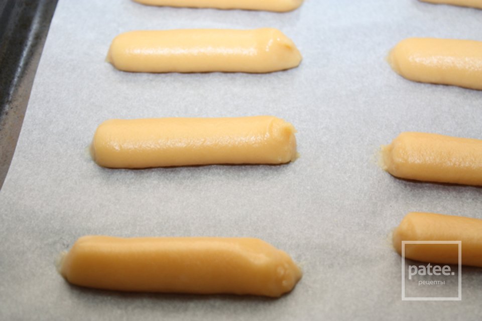Эклеры со сливочным кремом - Шаг 7