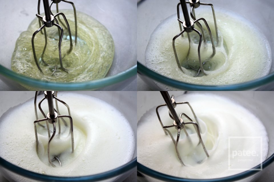 Торт из безе с шоколадным кремом - Шаг 1