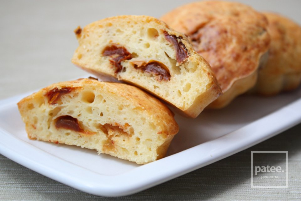 Творожные маффины с вялеными помидорами - Шаг 7