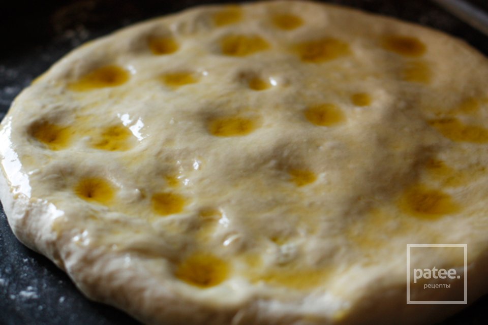 Фокачча с сыром и базиликом - Шаг 8