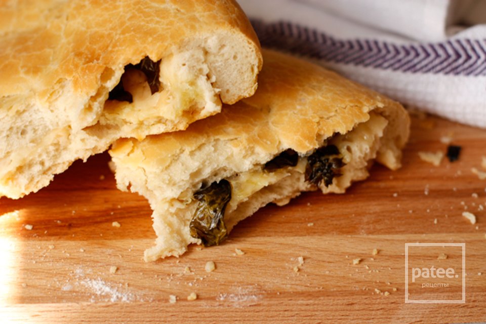 Фокачча с сыром и базиликом - Шаг 10