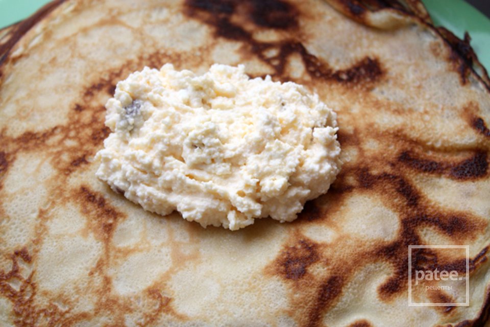 Блины с творогом - Шаг 6