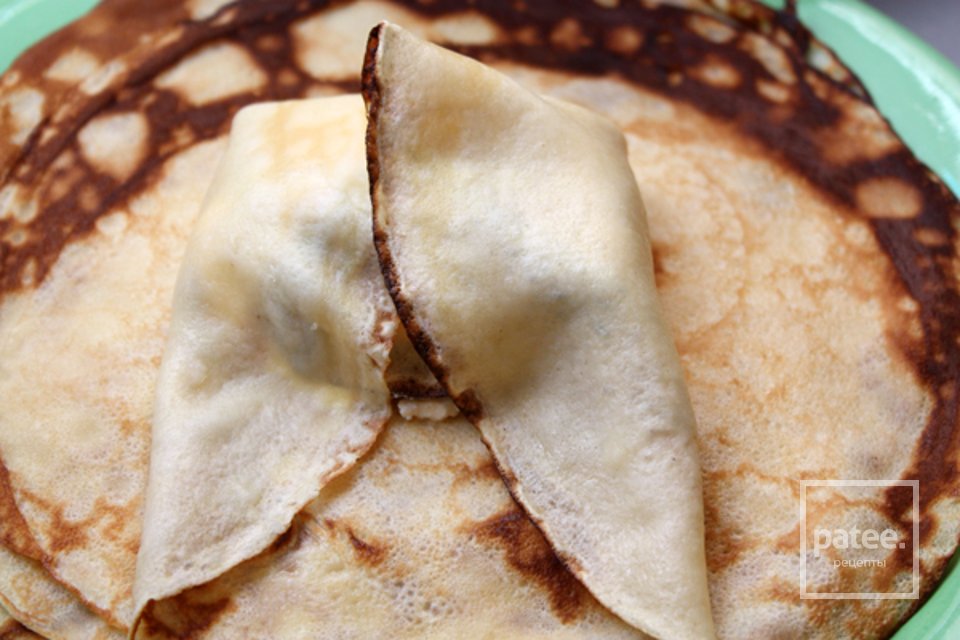 Блины с творогом - Шаг 7