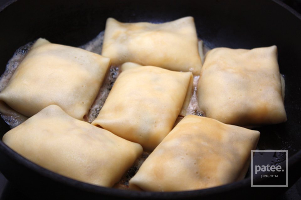 Блины с творогом - Шаг 8