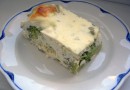 Брокколи, запеченная в твороге