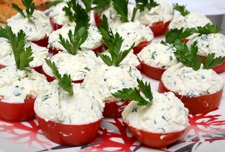 Помидоры с чесноком