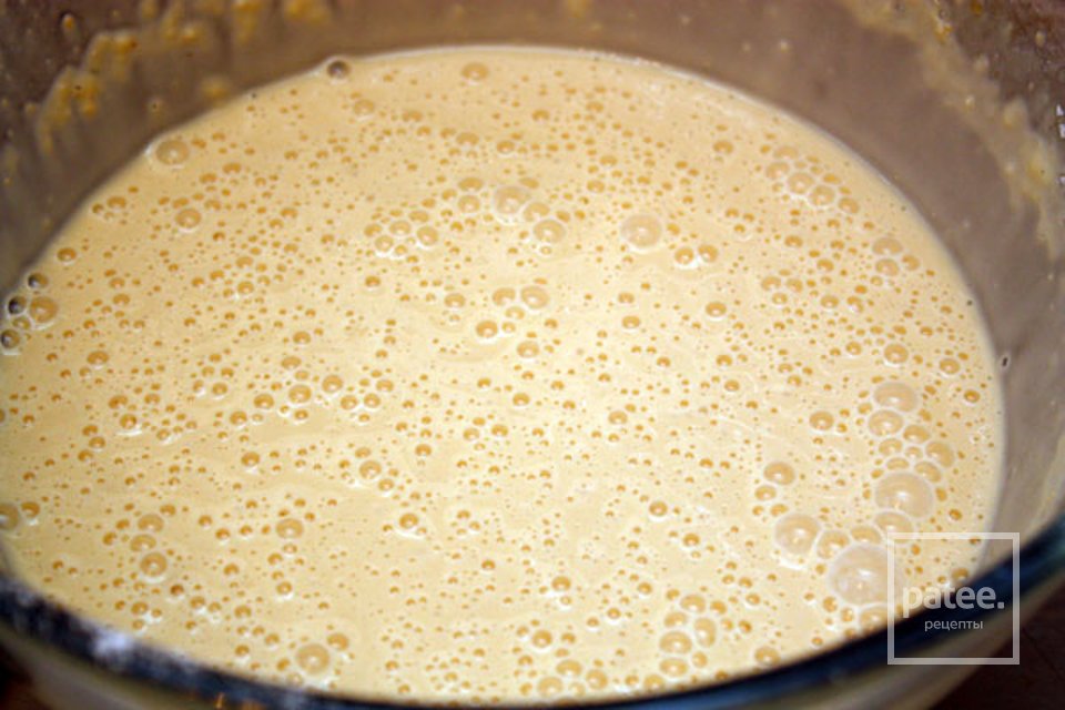Дрожжевые блины - Шаг 2