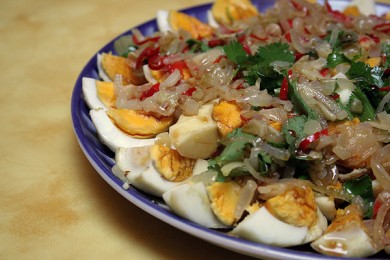 Рецепт Тайский салат из яиц
