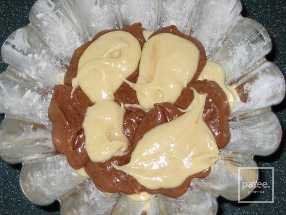 Мраморный мини-кекс - Шаг 3