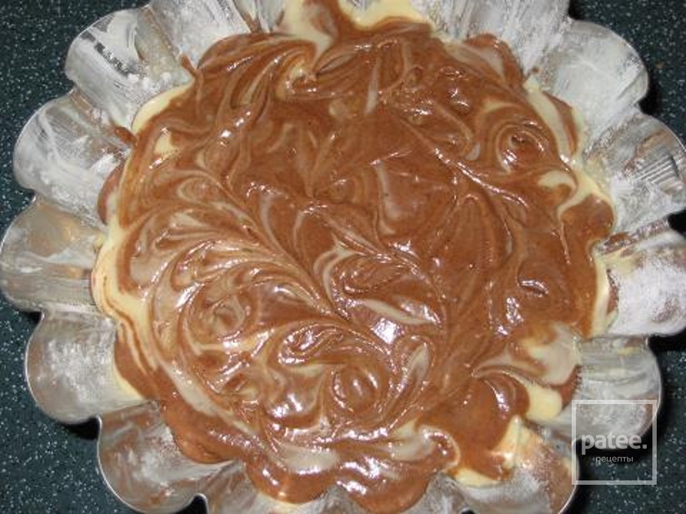 Мраморный мини-кекс - Шаг 4