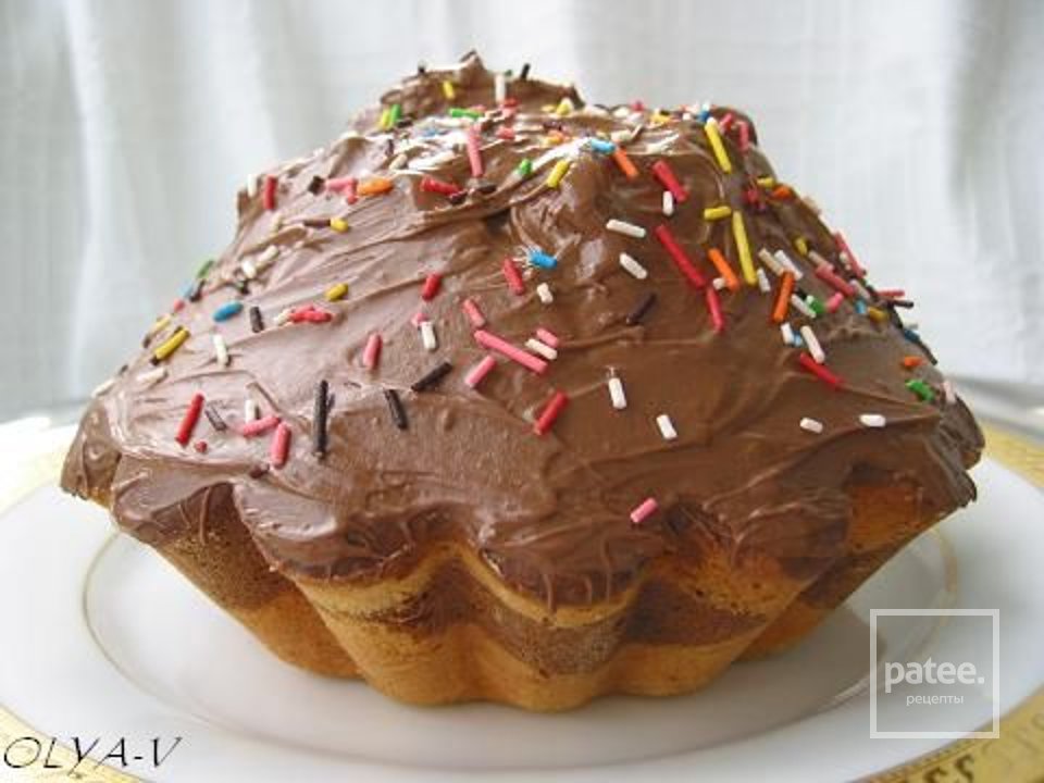 Мраморный мини-кекс - Шаг 5