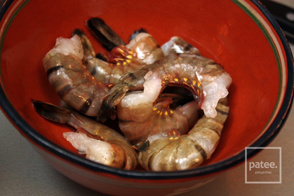 Рисовая лапша с мясом и креветками - Шаг 1