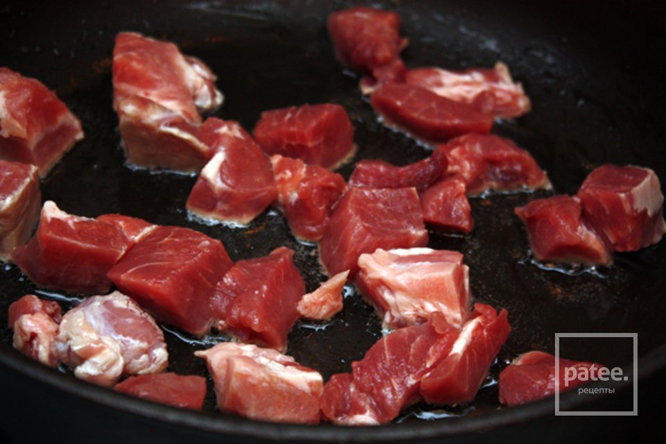 Рисовая лапша с мясом и креветками - Шаг 2