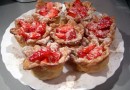 Клубничные корзинки со сливочным желе