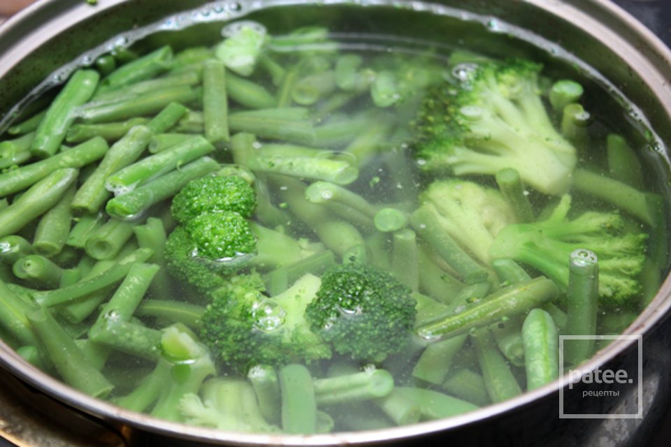 Суп-пюре из брокколи и зеленой фасоли - Шаг 3