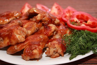 Куриные крылья в кисло-сладком соусе