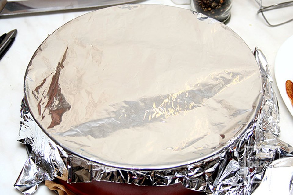 Блинчатый пирог с лососем - Шаг 12